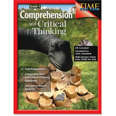 Shell Education Teacher Created Materials Comprehension And Critical Thinking Book, w/CD, Grade 1 SHL50241